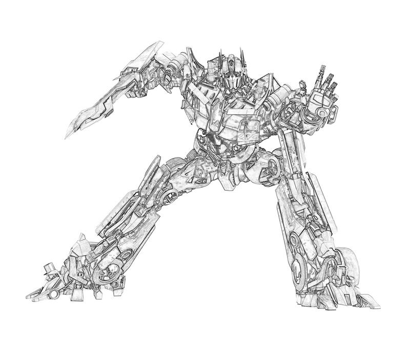 Coloring page: Transformers (Superheroes) #75221 - Free Printable Coloring Pages