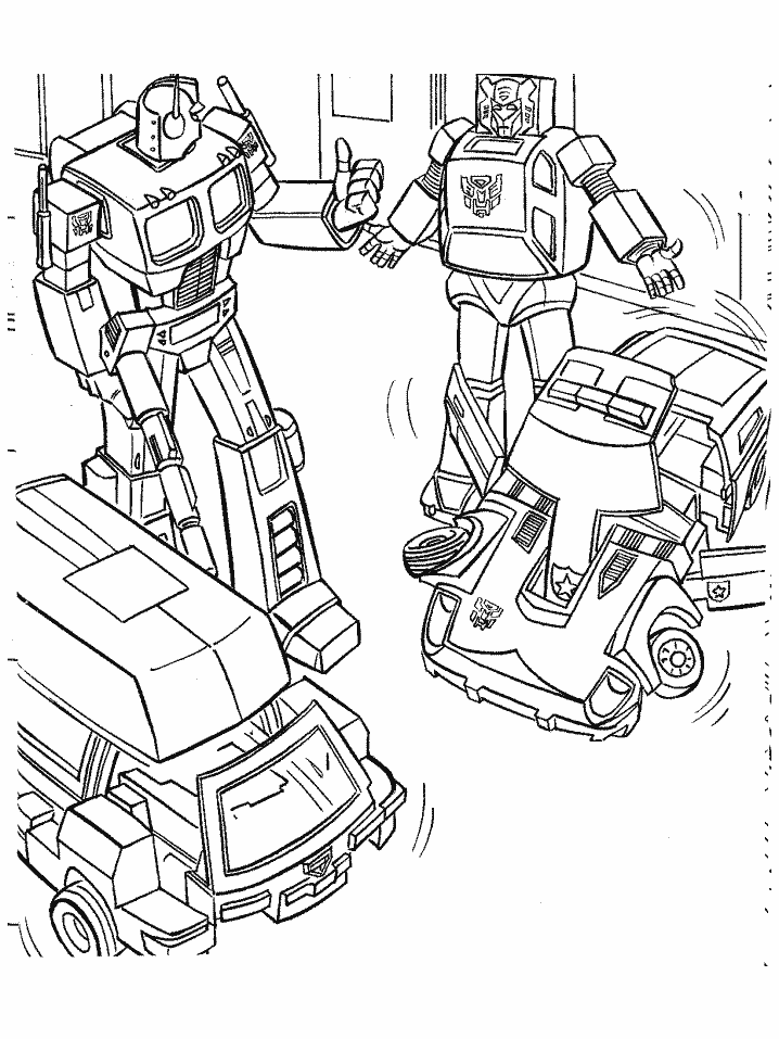 Coloring page: Transformers (Superheroes) #75224 - Free Printable Coloring Pages