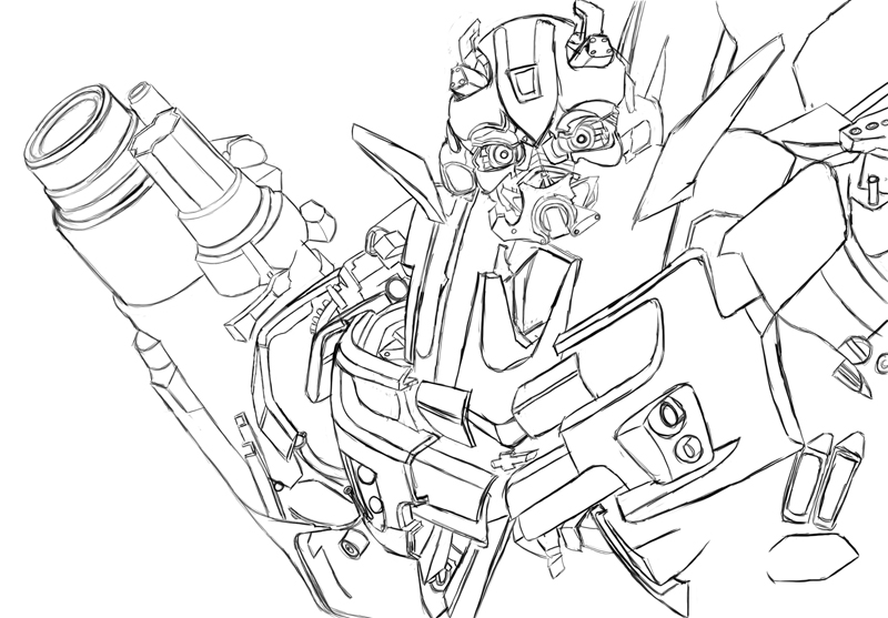 Coloring page: Transformers (Superheroes) #75226 - Free Printable Coloring Pages