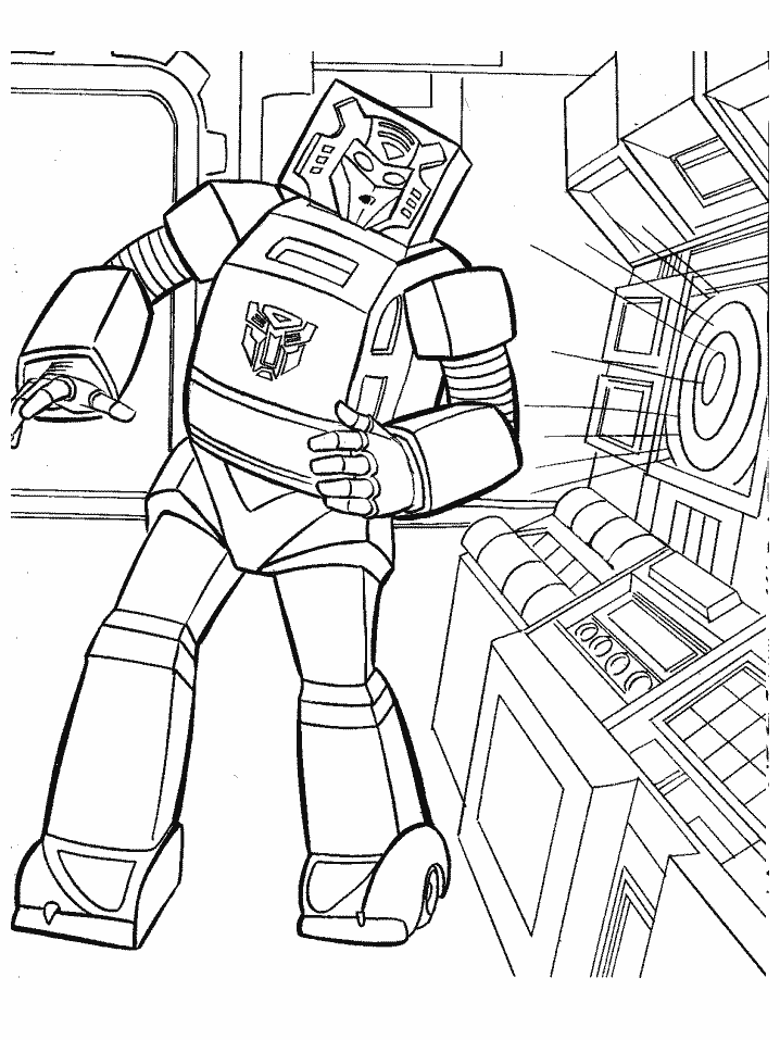 Coloring page: Transformers (Superheroes) #75229 - Free Printable Coloring Pages