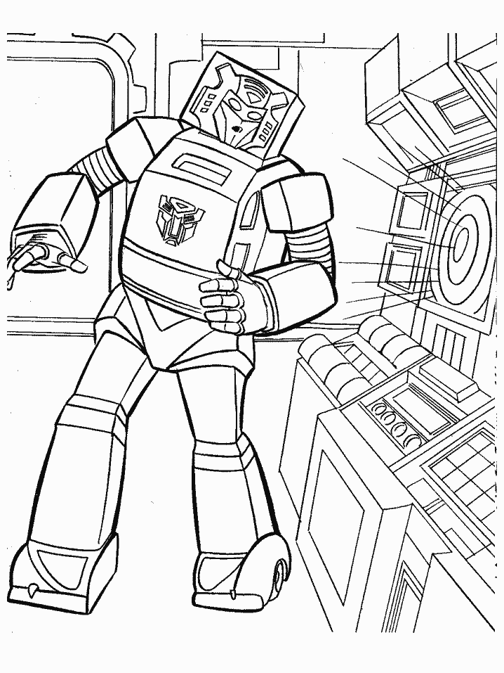 Coloring page: Transformers (Superheroes) #75230 - Free Printable Coloring Pages