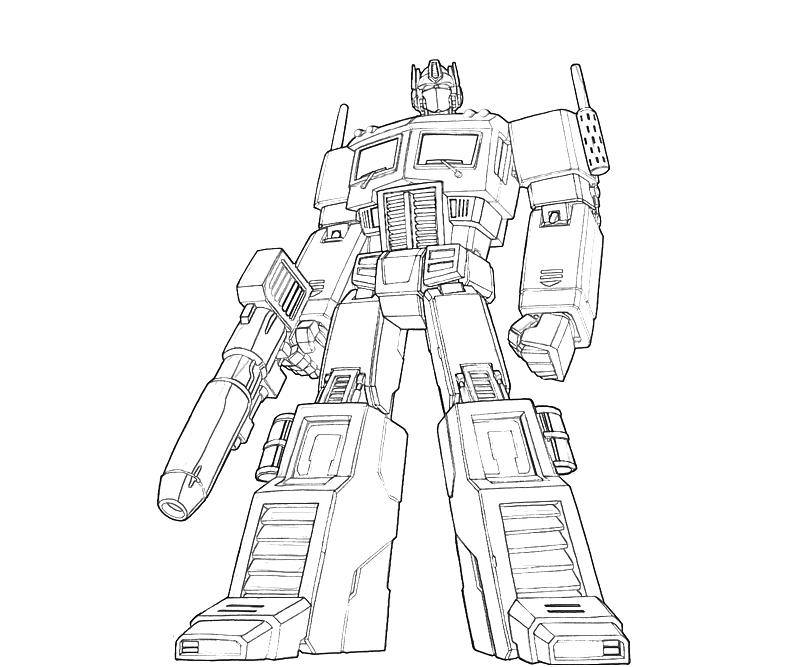Coloring page: Transformers (Superheroes) #75235 - Free Printable Coloring Pages