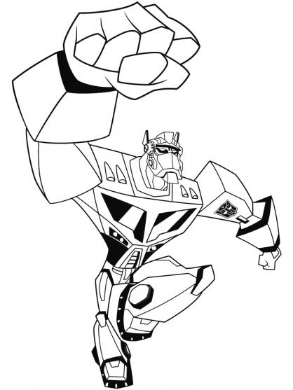 Coloring page: Transformers (Superheroes) #75249 - Free Printable Coloring Pages