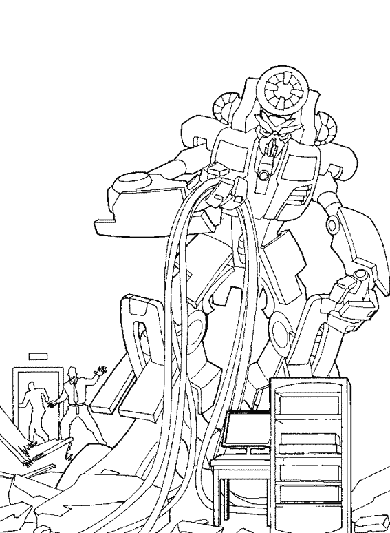 Coloring page: Transformers (Superheroes) #75251 - Free Printable Coloring Pages