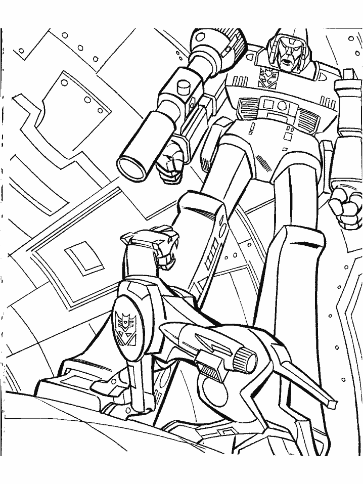 Coloring page: Transformers (Superheroes) #75256 - Free Printable Coloring Pages