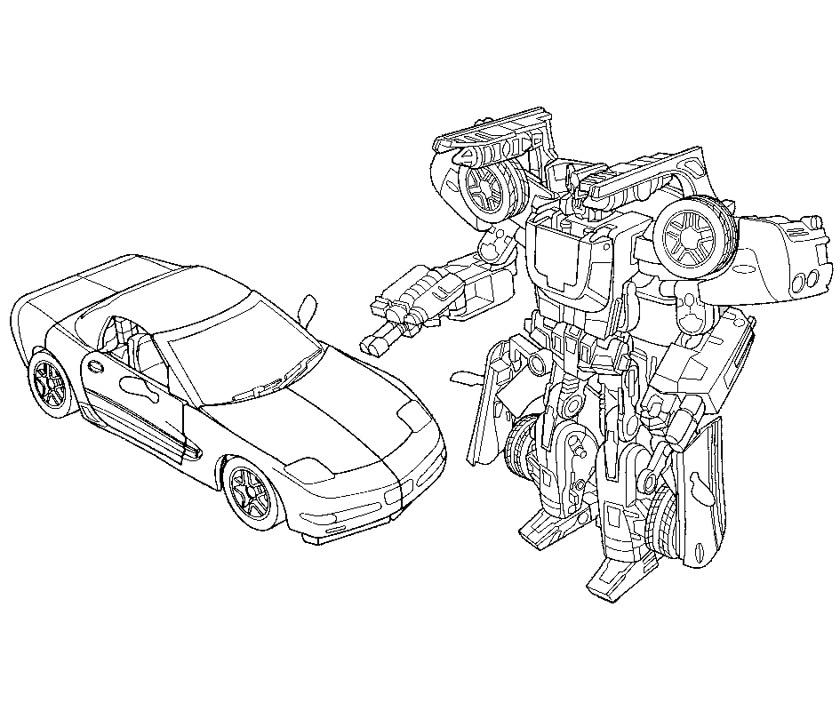 Coloring page: Transformers (Superheroes) #75260 - Free Printable Coloring Pages