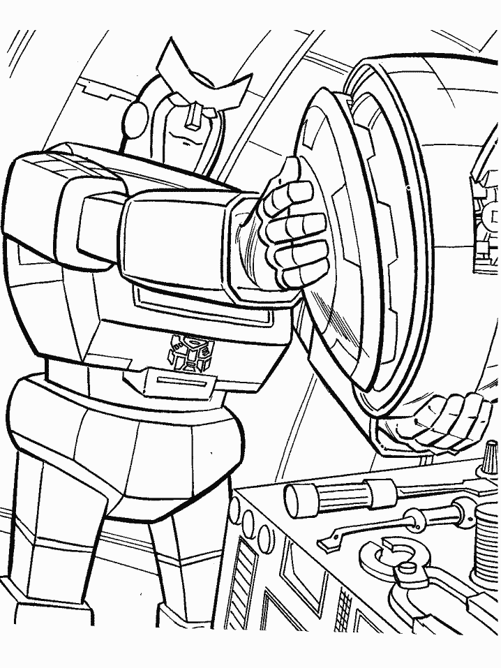 Coloring page: Transformers (Superheroes) #75292 - Free Printable Coloring Pages