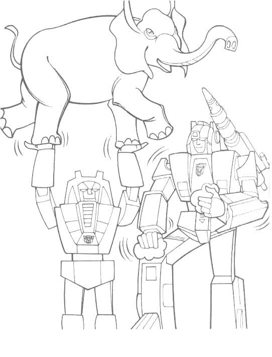 Coloring page: Transformers (Superheroes) #75297 - Free Printable Coloring Pages