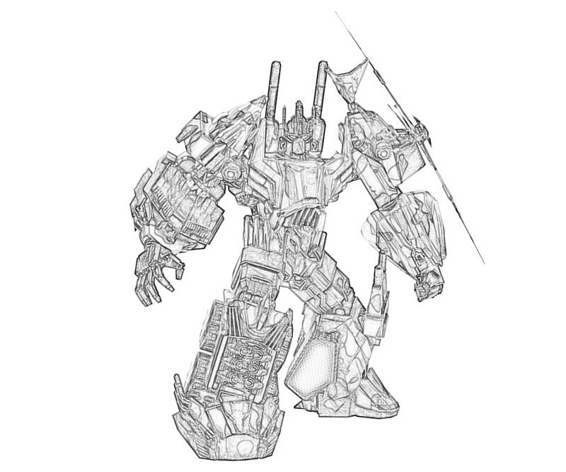 Coloring page: Transformers (Superheroes) #75298 - Free Printable Coloring Pages