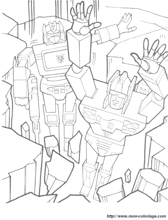 Coloring page: Transformers (Superheroes) #75300 - Free Printable Coloring Pages