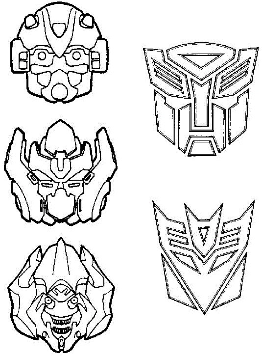 Coloring page: Transformers (Superheroes) #75301 - Free Printable Coloring Pages