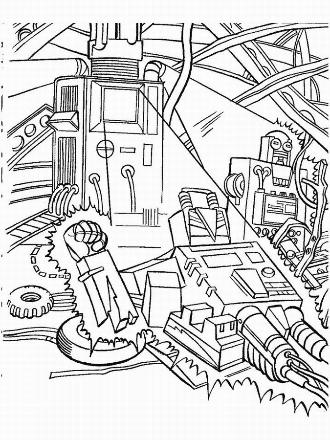 Coloring page: Transformers (Superheroes) #75317 - Free Printable Coloring Pages