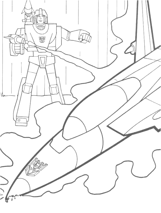 Coloring page: Transformers (Superheroes) #75325 - Free Printable Coloring Pages