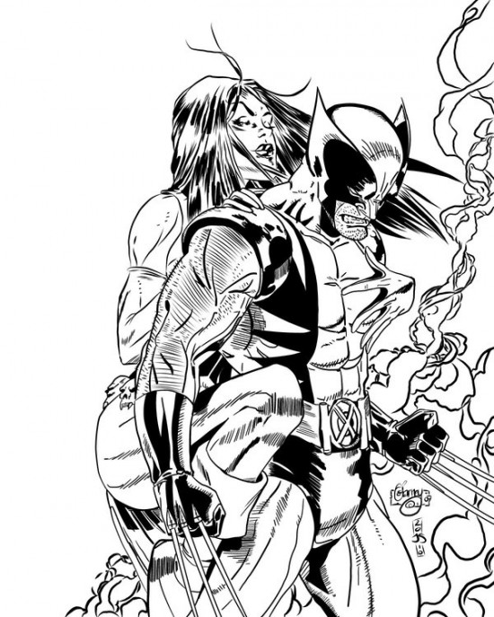 Wolverine Avenger Coloring Page Coloring Pages