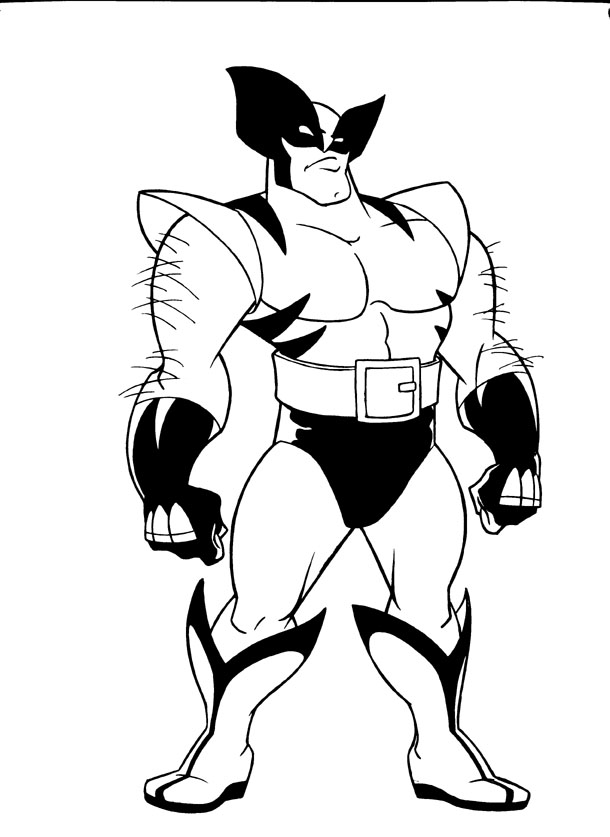Coloring page: Wolverine (Superheroes) #74896 - Free Printable Coloring Pages