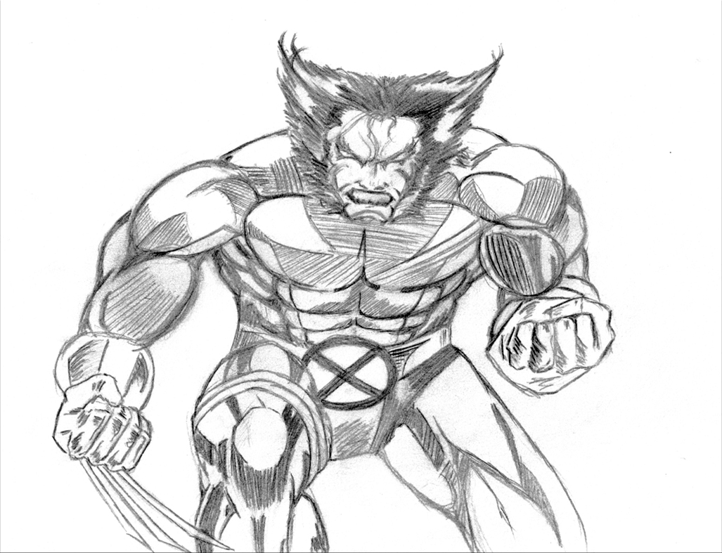 Coloring page: Wolverine (Superheroes) #74961 - Free Printable Coloring Pages