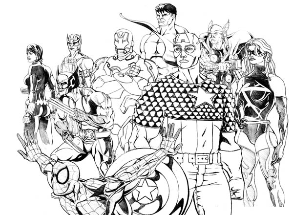 Coloring page: Wolverine (Superheroes) #74965 - Free Printable Coloring Pages
