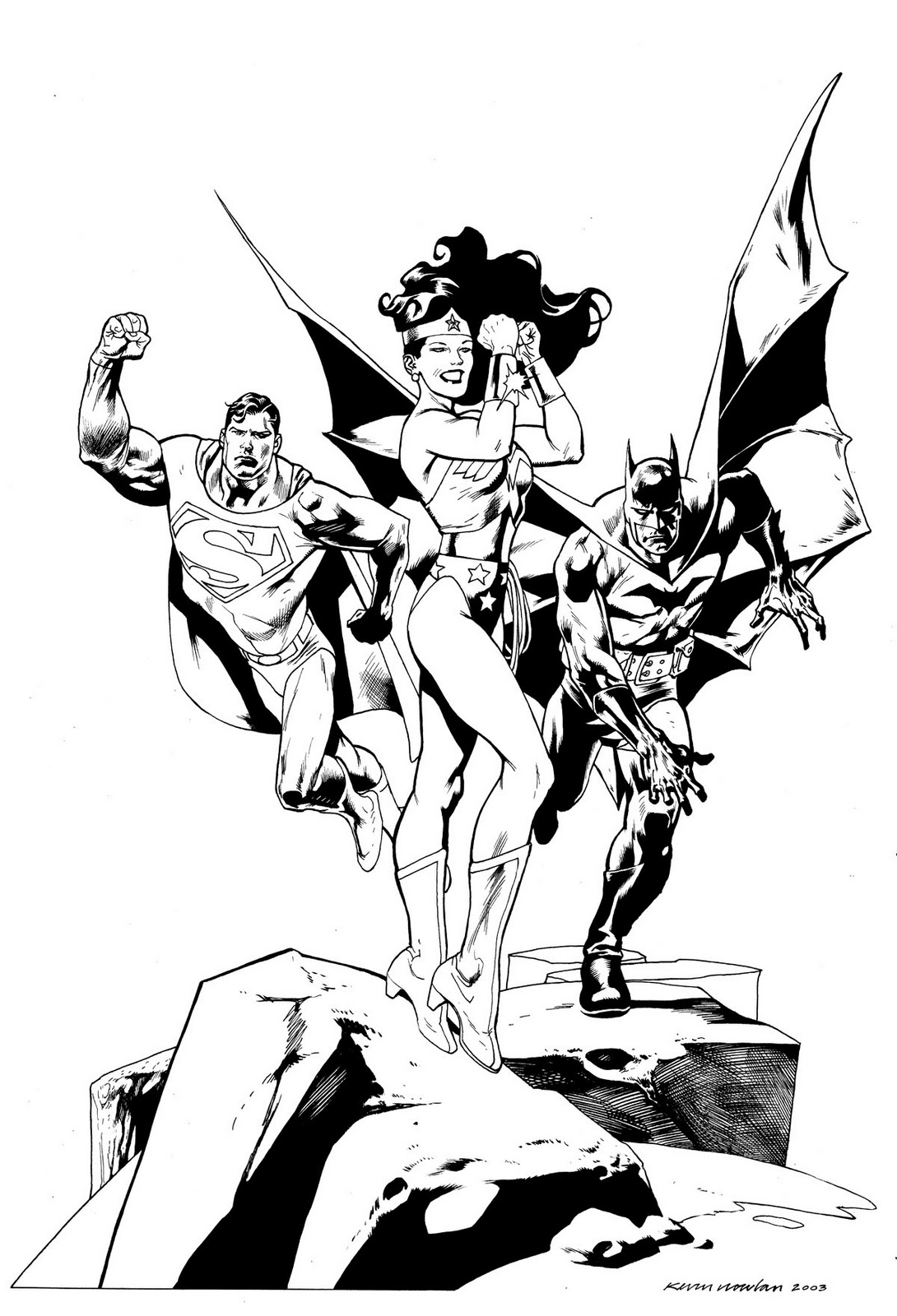 Coloring page: Wonder Woman (Superheroes) #74604 - Free Printable Coloring Pages