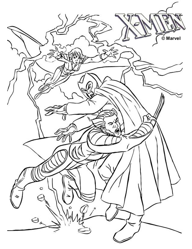 Coloring page: X-Men (Superheroes) #74371 - Free Printable Coloring Pages