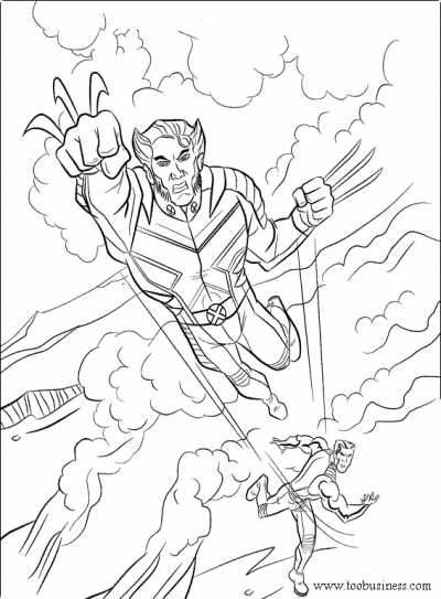 Coloring page: X-Men (Superheroes) #74383 - Free Printable Coloring Pages