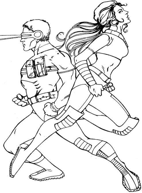 Coloring page: X-Men (Superheroes) #74384 - Free Printable Coloring Pages