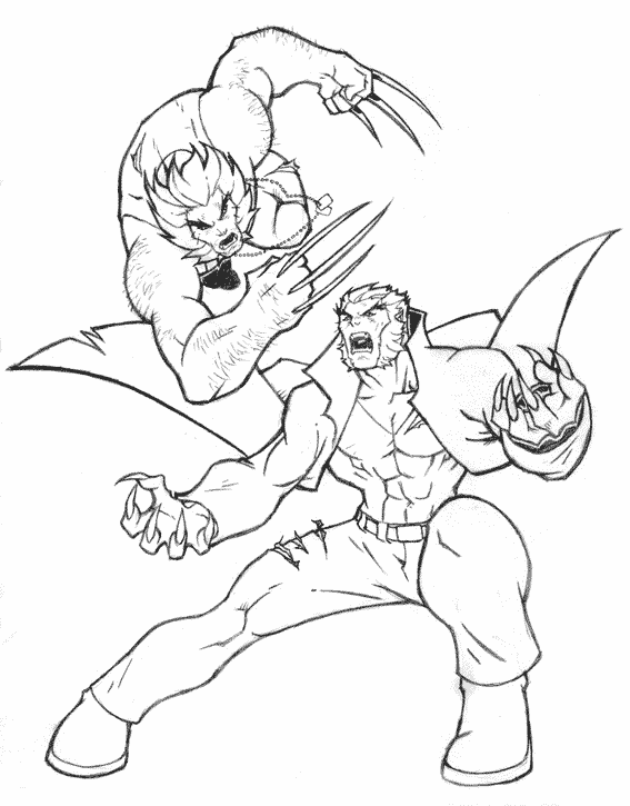 Coloring page: X-Men (Superheroes) #74389 - Free Printable Coloring Pages