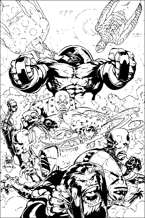 Coloring page: X-Men (Superheroes) #74396 - Free Printable Coloring Pages