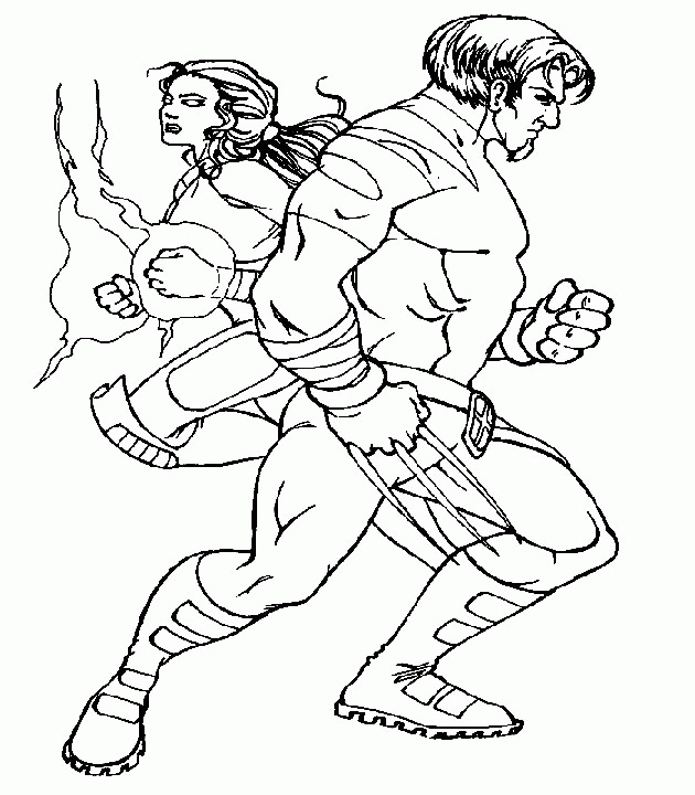 Coloring page: X-Men (Superheroes) #74413 - Free Printable Coloring Pages