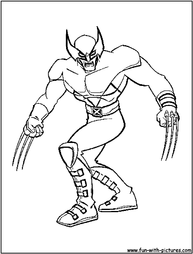 Coloring page: X-Men (Superheroes) #74427 - Free Printable Coloring Pages