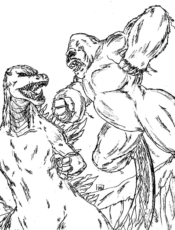 King Kong 79277 (Supervillains) Printable coloring pages