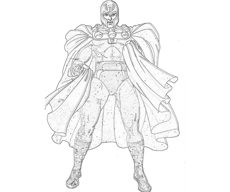 Coloring page: Magneto (Supervillains) #80872 - Free Printable Coloring Pages