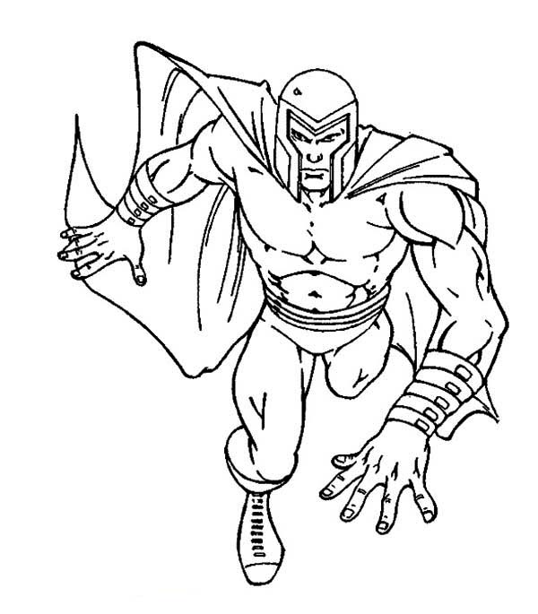 Coloring page: Magneto (Supervillains) #80902 - Free Printable Coloring Pages