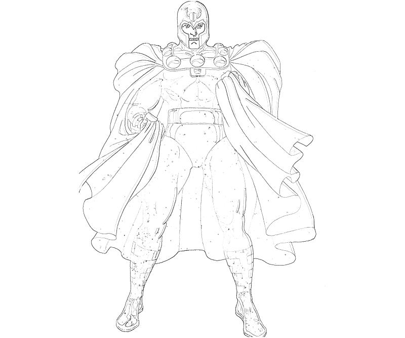 Coloring page: Magneto (Supervillains) #80971 - Free Printable Coloring Pages
