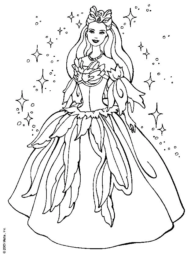 Coloring page: Barbie (Toys and Games) #27454 - Free Printable Coloring Pages