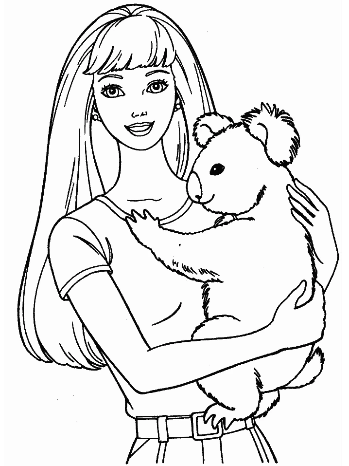 Free printable Barbie coloring page #27646 from Toys and Games collection