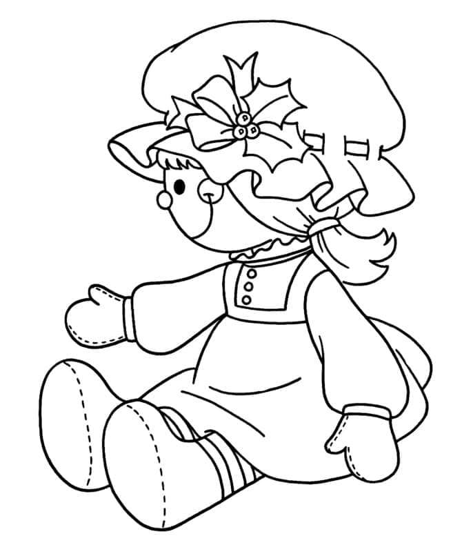 Free printable Doll coloring page #202188 from Toys and Games collection
