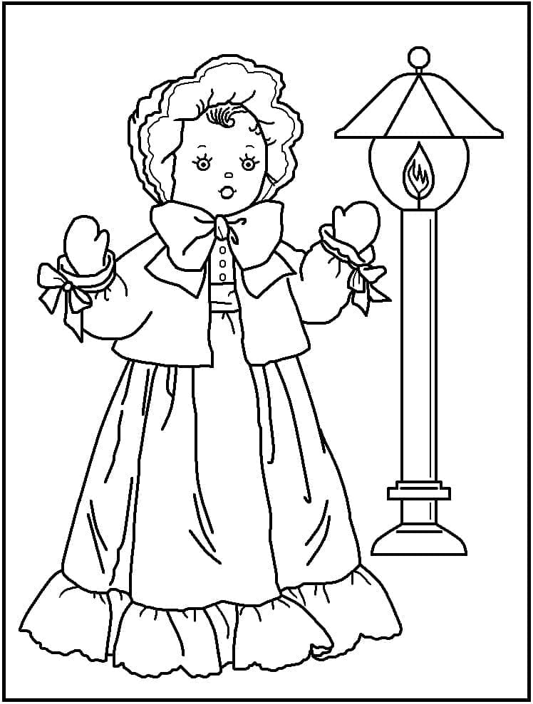 Free printable Doll coloring page #202193 from Toys and Games collection
