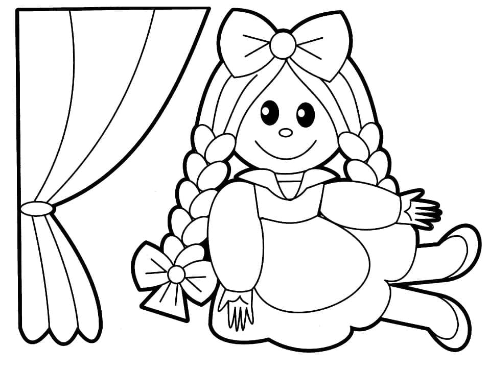 Free printable Doll coloring page #202196 from Toys and Games collection