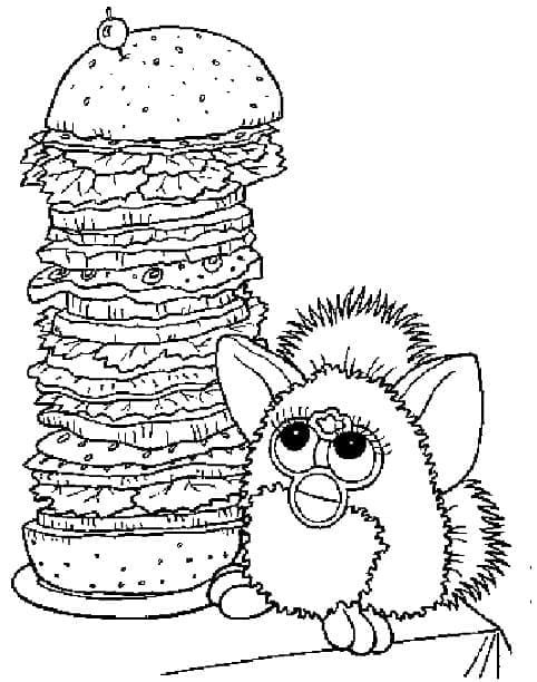 Free printable Furby coloring page #218559 from Toys and Games collection