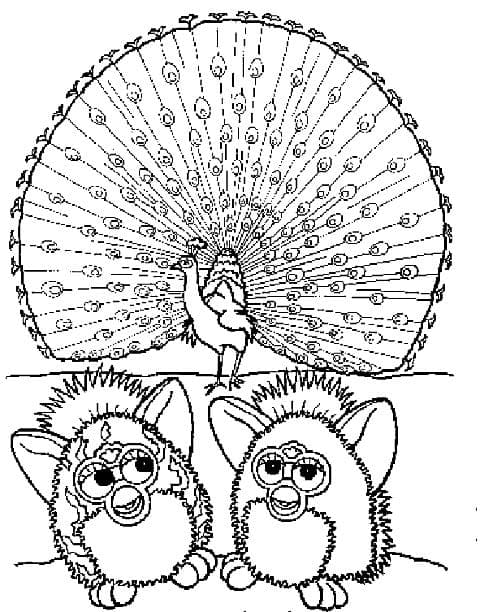Free printable Furby coloring page #218566 from Toys and Games collection