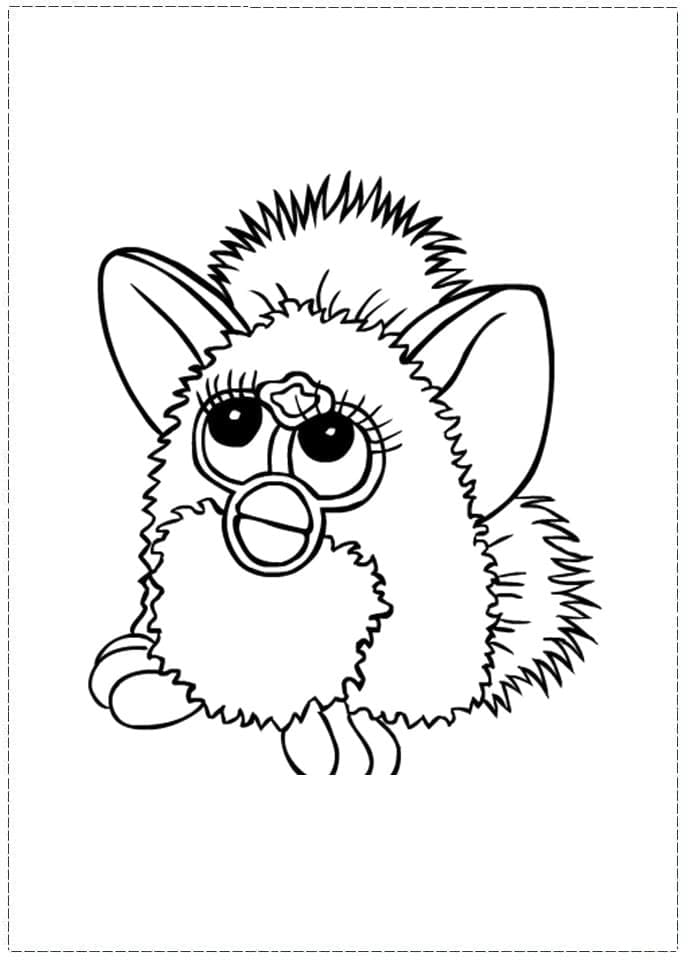 Free printable Furby coloring page #218568 from Toys and Games collection