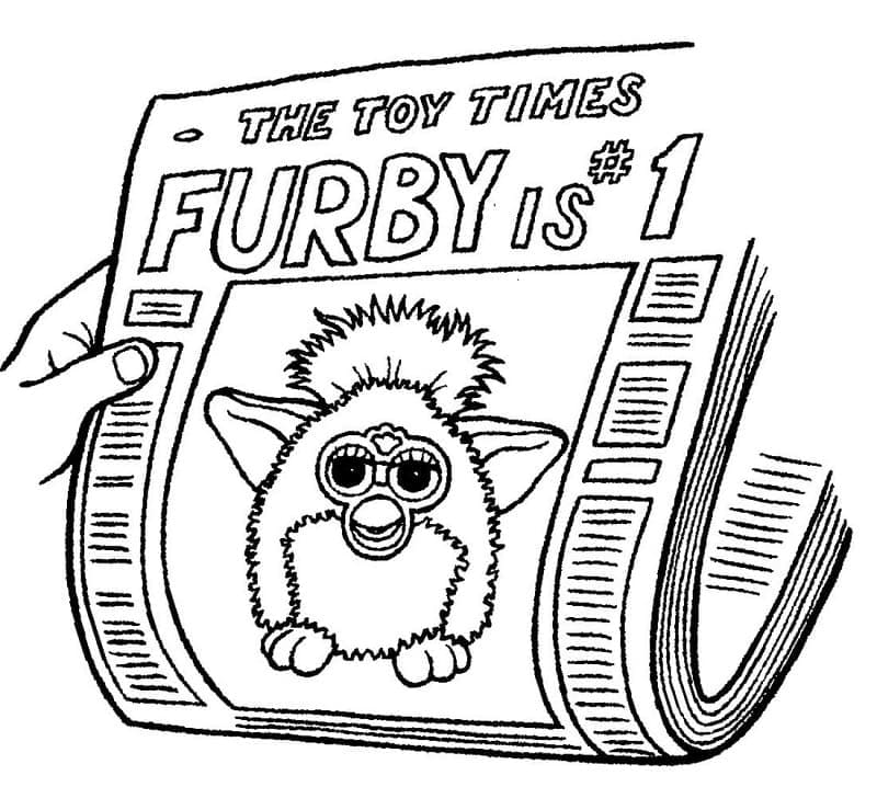 Free printable Furby coloring page #218574 from Toys and Games collection