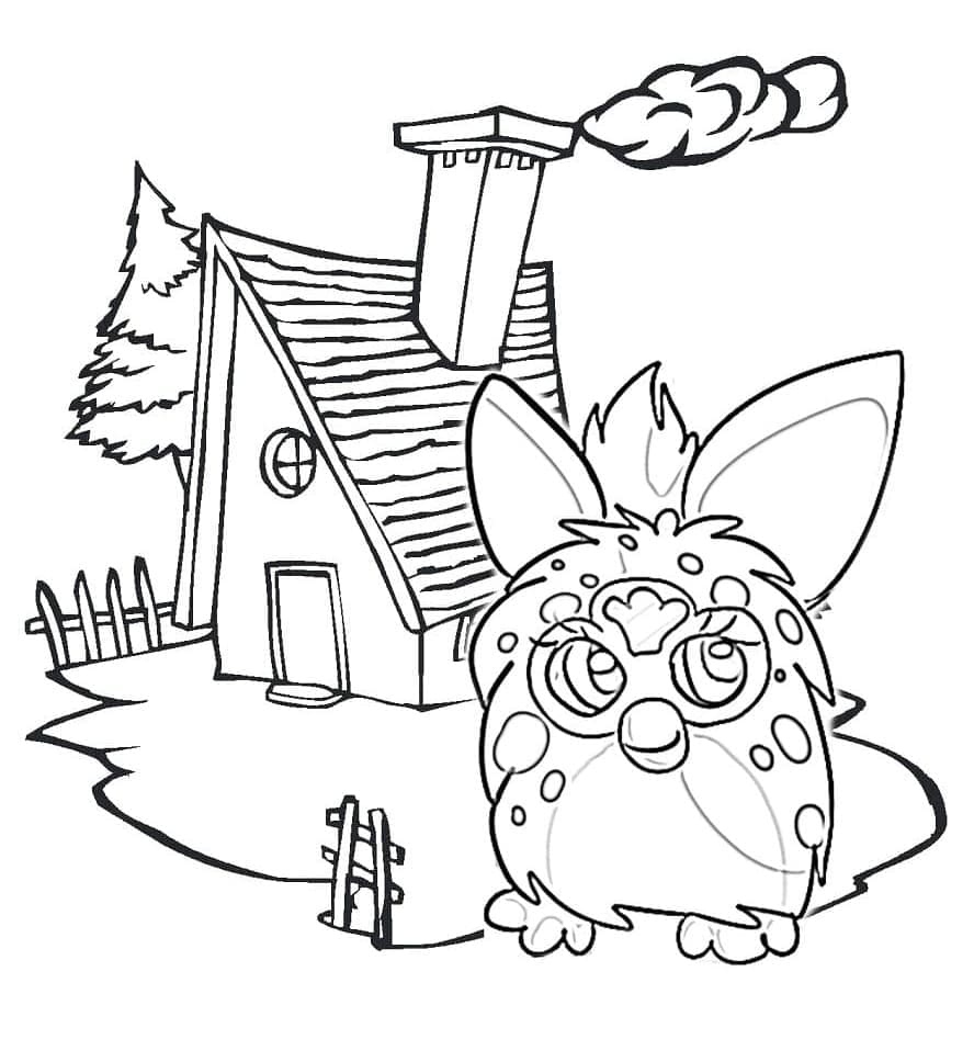 Free printable Furby coloring page #218578 from Toys and Games collection