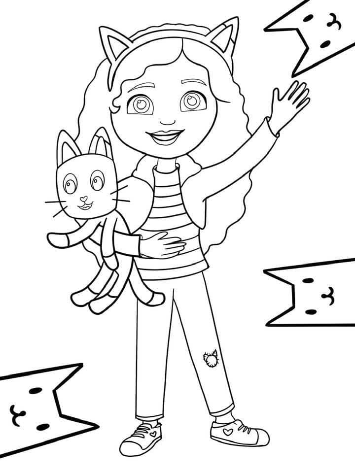 Free printable Gabby's Dollhouse coloring page #181036 from Toys and Games collection