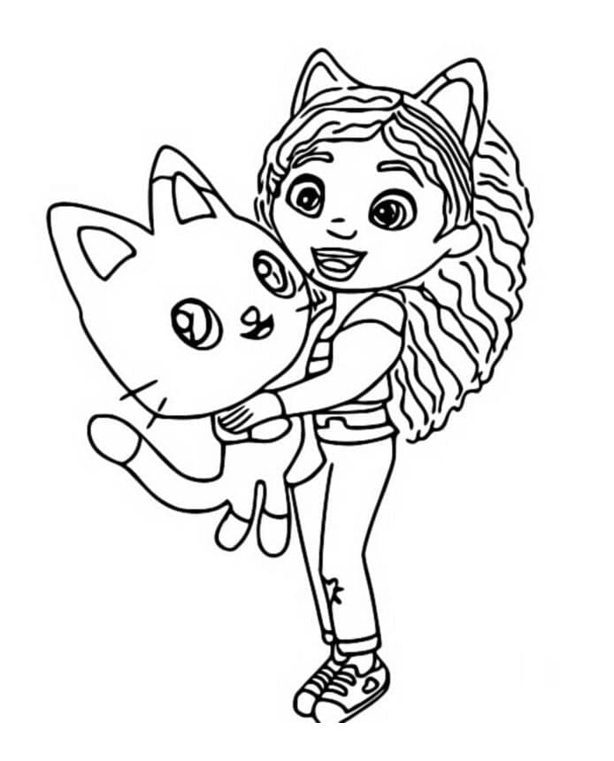 Free printable Gabby's Dollhouse coloring page #181039 from Toys and Games collection