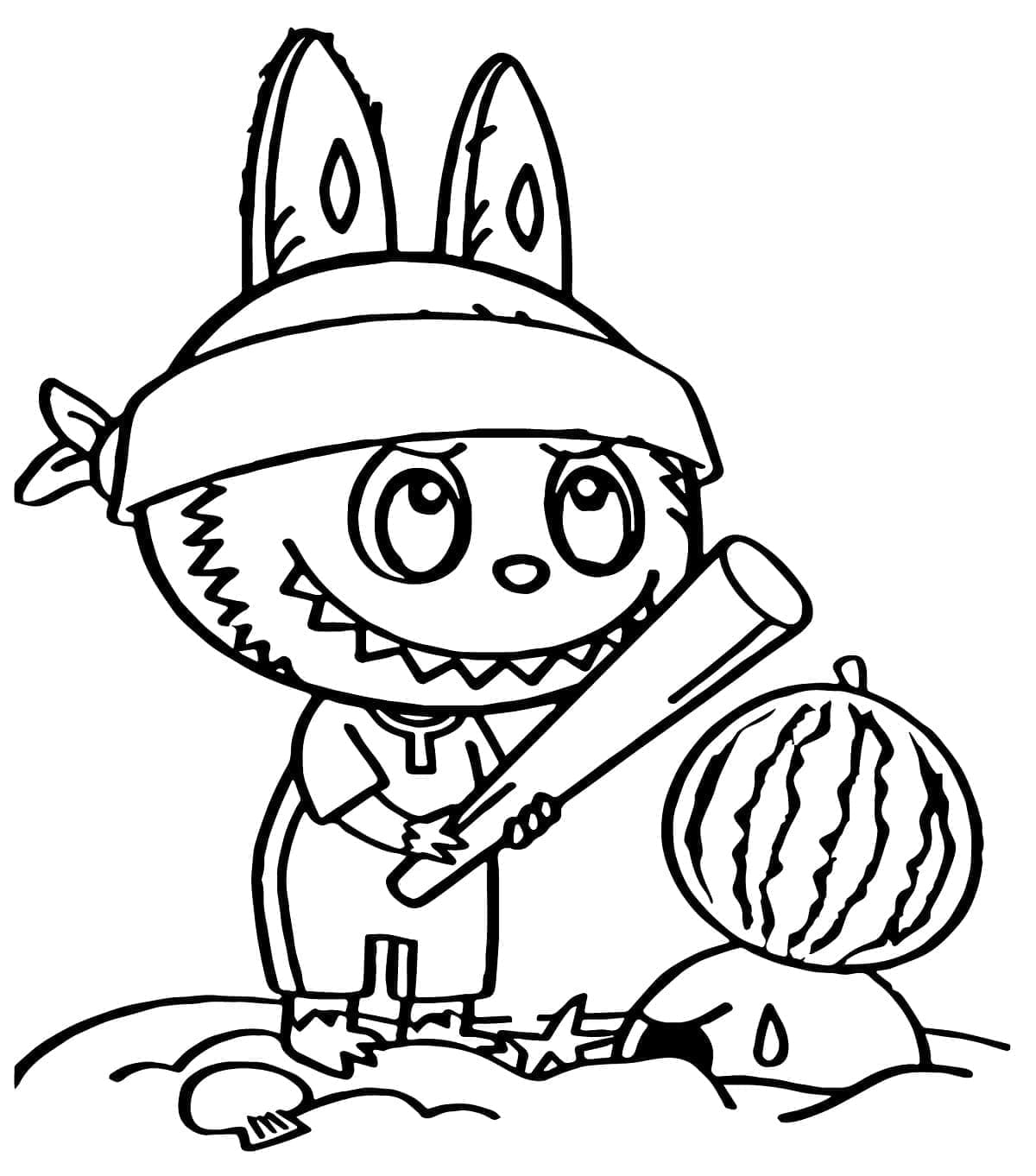 Coloring page: Labubu (Toys and Games) #220833 - Free Printable Coloring Pages