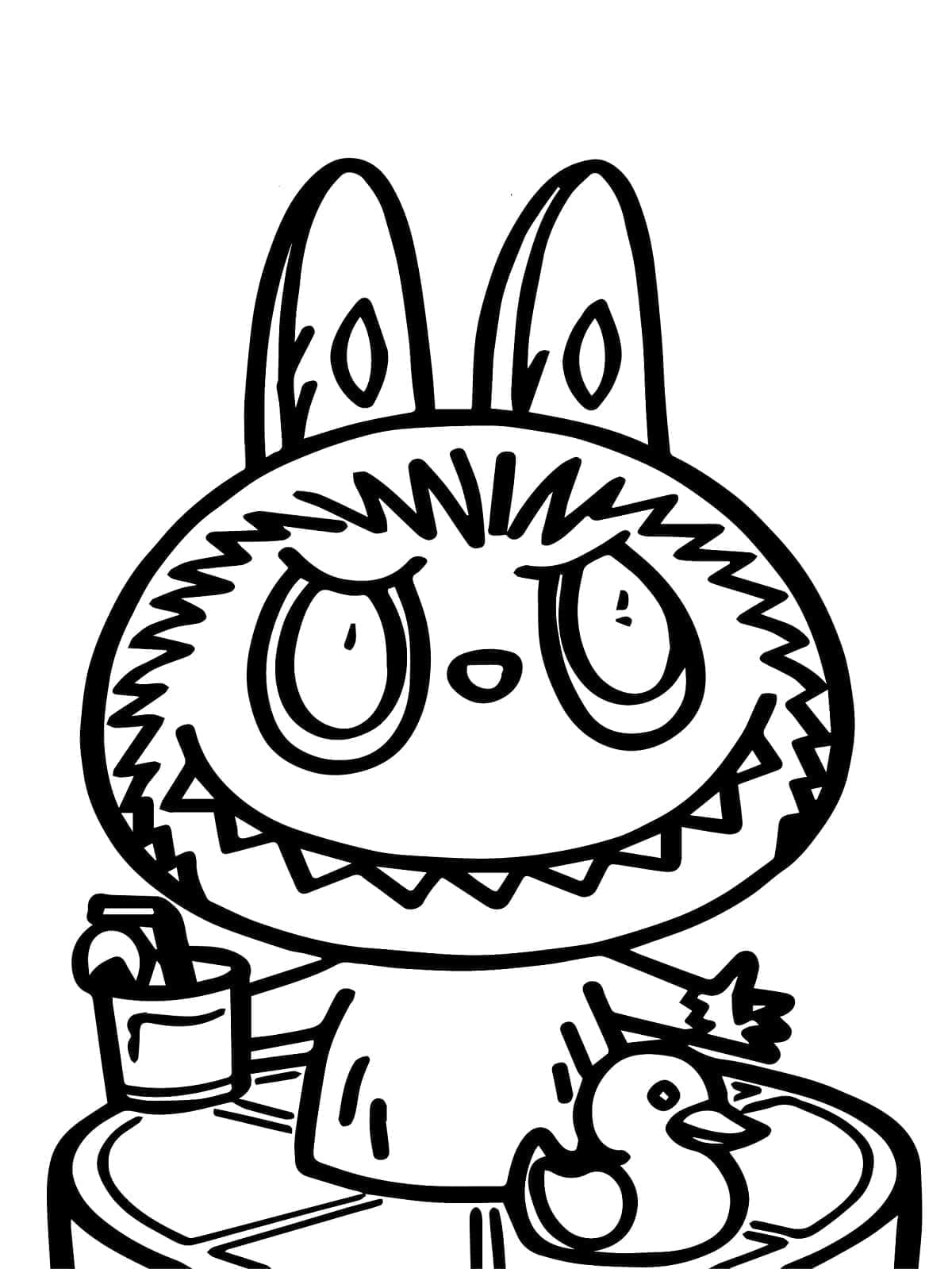 Coloring page: Labubu (Toys and Games) #220840 - Free Printable Coloring Pages