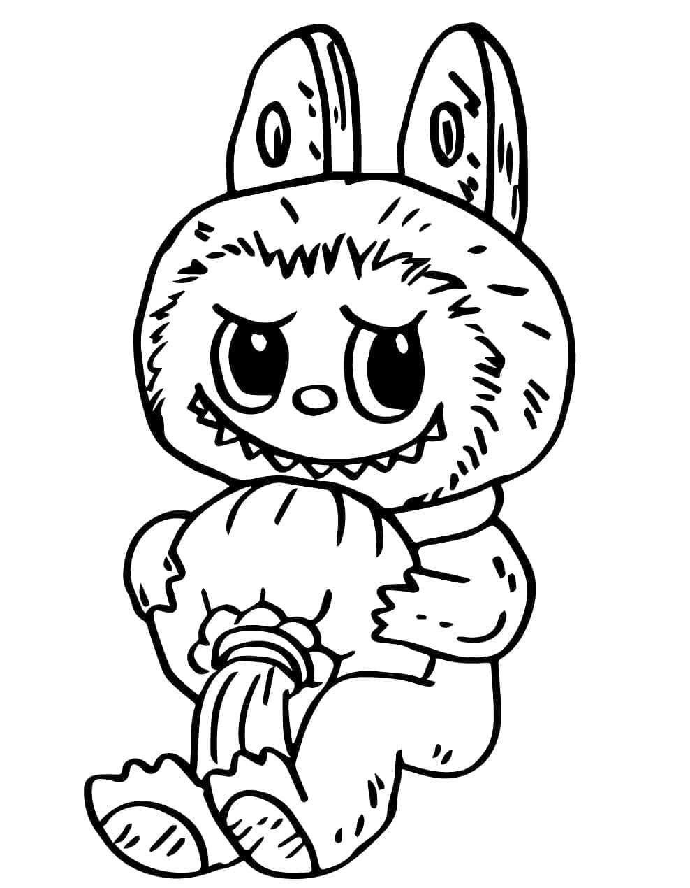 Free printable Labubu coloring page #220845 from Toys and Games collection