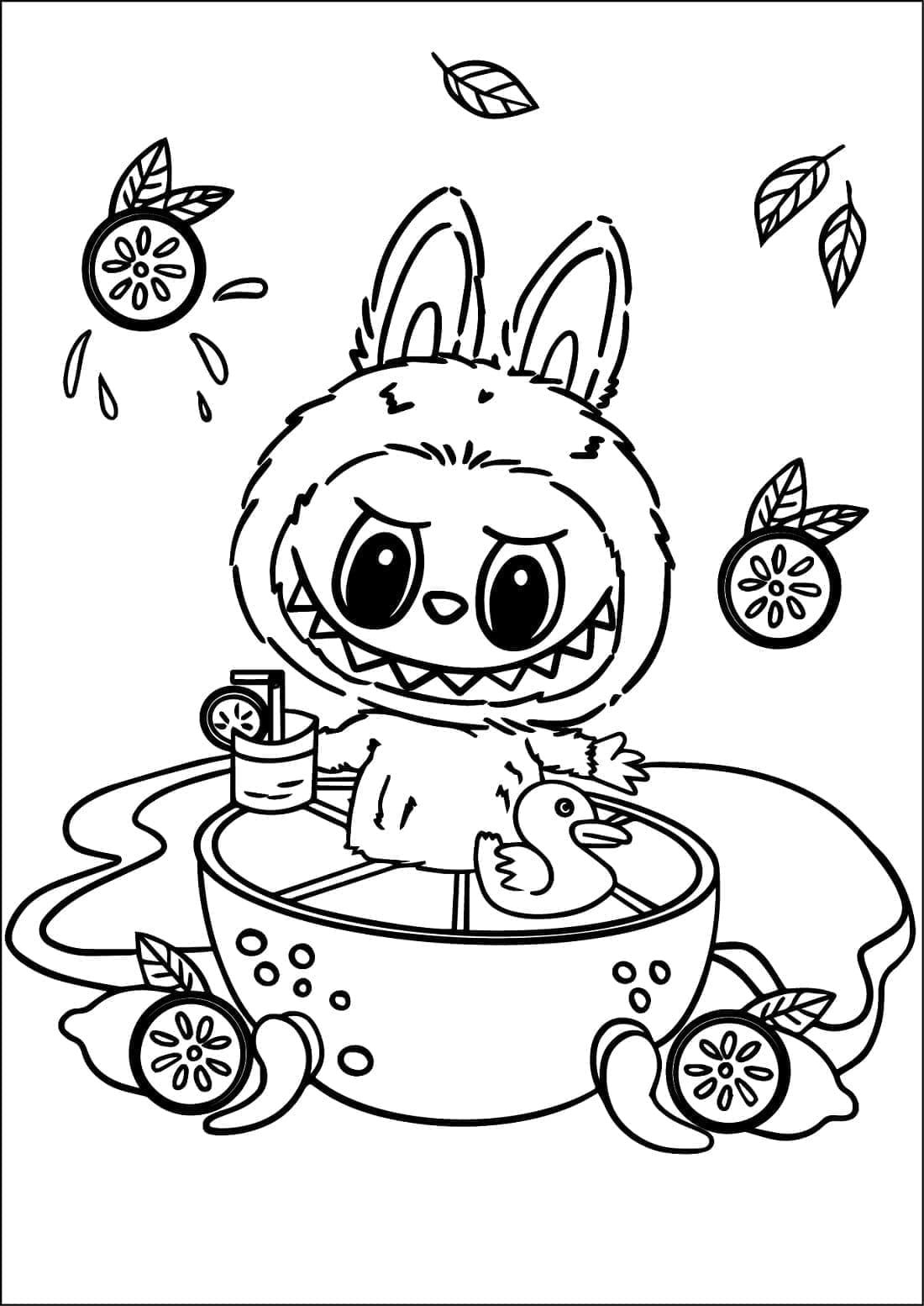 Coloring page: Labubu (Toys and Games) #220846 - Free Printable Coloring Pages