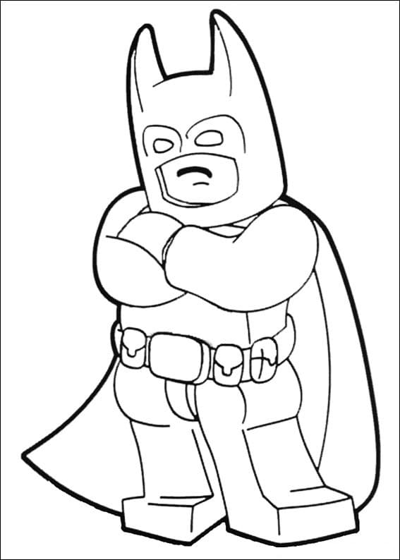 Free printable LEGO Batman coloring page #196608 from Toys and Games collection